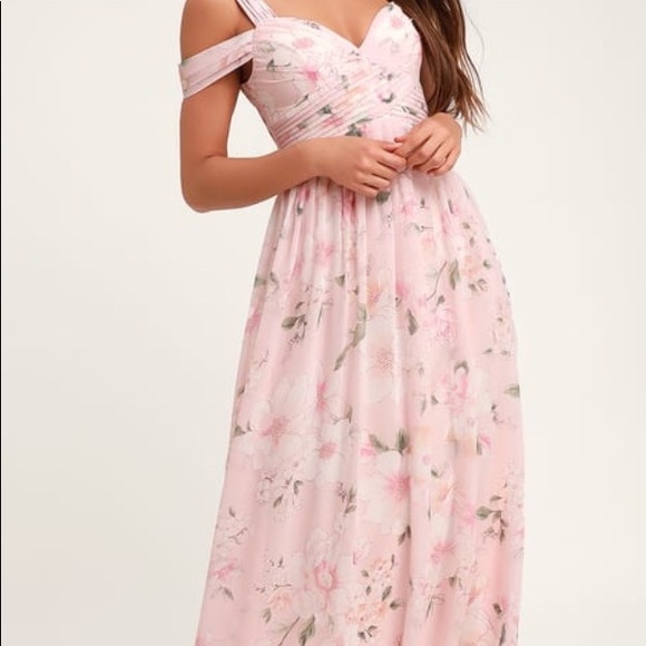 Lulu’s off shoulder floral maxi - Picture 2 of 4